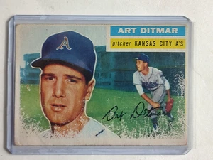 Topps #258 1956 Art Ditmar atletismo A'S - Imagen 1 de 2