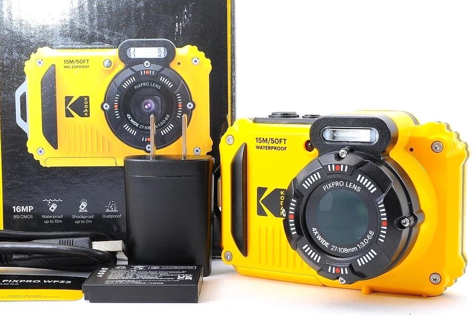 Kodak PIXPRO WPZ2 wasserdichte Digitalkamera mit Box FAST UNBENUTZT aus Japan - Bild 1 von 4