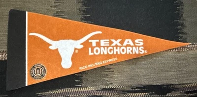Texas Longhorns Mini Pennant 4” x 9”NCAA SEC Wall Decor Flag - Image 1 of 2