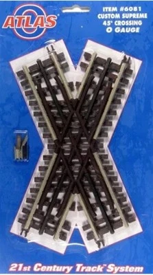Atlas 6081 O Gauge 45 Degree Crossover Track - Image 1 of 2