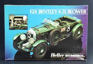 Vintage Heller Humbrol Bentley 4,5 l Gebläse 1/24 #80722 Modellbausatz OB VERSIEGELTE TEILE - Bild 1 von 8