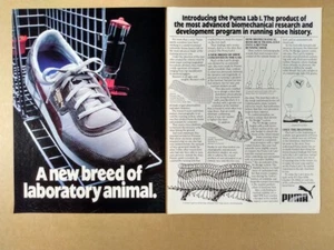 1983 Puma LAB 1 Running Shoe vintage print Ad - Picture 1 of 1