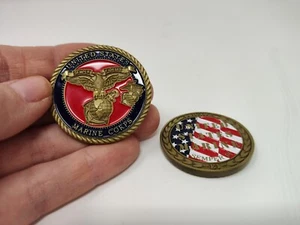 USMC PRIVATE E1 Challenge Münze Marine Corp Militaria KOSTENLOSER VERSAND NEU - Bild 1 von 4
