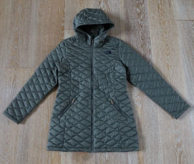 Abrigo Parka ThermoBall The North Face Niñas Verde Talla L (14/16) Usado en Excelente Condición Foto 1 de 4