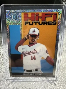 2022 Bowman Chrome Armando Cruz HI-FI FUTURES INSERT #HIFI-24 Nationals - Picture 1 of 2