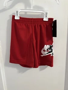 Nike Air Jordan Jumpman Boys / Toddler Kids Shorts Size 4 Red / Black / White - Picture 1 of 6
