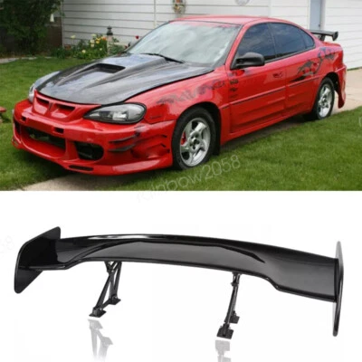 Black 46" Rear Trunk GT Racing Spoiler Tail Wing For Pontiac Grand Am GT Foto 1 de 4