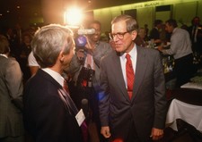 Art print POSTER Pete DuPont in Conversation at Conference