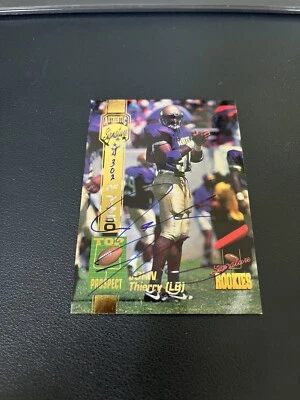 John Thierry 1994 Signature Rookies #54 On Card Rookie Auto SN #/7750 Braves - Image 1 of 3