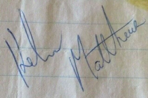 Kelvin Matthews Autograph - Hawthorn Football Club - Victoria - Vintage - 1970s - Picture 1 of 3