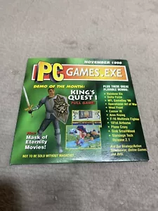Vintage PC Games.exe Kings Quest 1 Full Game CD ROM Demos November 1998 - Picture 1 of 6