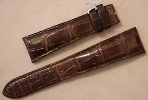 Patek Philippe Alligator Bracelet Brown 20/16Mm - Picture 1 of 2