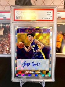 ⭐️ LONZO BALL 2017 PANINI NBA HOOPS #LBL PSA 9 MINT RC AUTO SP GRADED CARD 🔥 - Picture 1 of 2