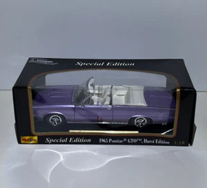 1:18 MAISTO SPECIAL EDITION 1965 PONTIAC GTO HURDT EDITION IN LIGHT PURPLE - Picture 1 of 1