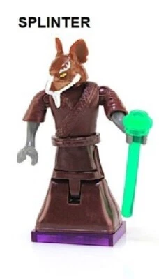 MEGA BLOKS TMNT Teenage Mutant Turtles Serie 2 - SPLINTER Foto 1 de 3