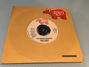 Bee Gees - Too Much Heaven - Original Vinyl Record 7" Single - 1978 RSO Records - Picture 1 of 3