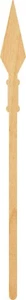 Spear Laser Cut Out Wood Shape Craft Supply - Woodcraft Cutout - Picture 1 of 1