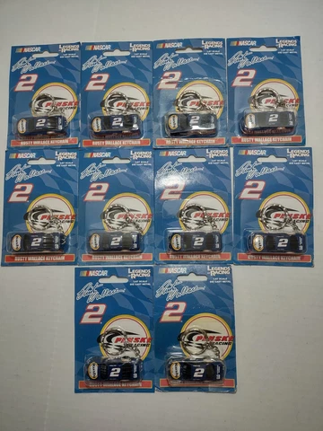 Lot of 10 RUSTY WALLACE NASCAR Collectible Penske Keychain Legends of Racing Cover
