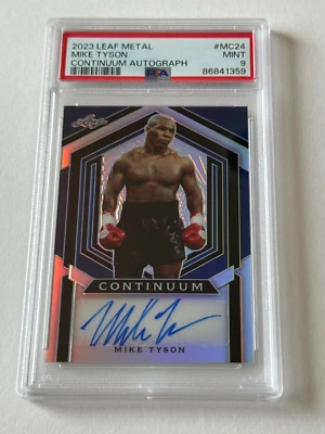 2023 Leaf MIKE TYSON Continuum AUTOGRAPHED Signed AUTO Card # 104/393 Mint PSA 9 - Image 1 of 4