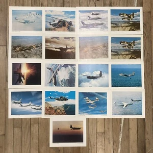 U.S. AIR FORCE lithograph series Set #27 full color plates VTG - Picture 1 of 8