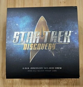 2019-P Tuvalu Star Trek Discovery Crew (OGP and COA only) - NO COIN - Picture 1 of 4