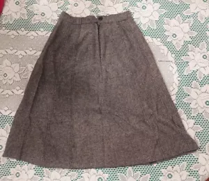 Vintage 50er Jahre Damen Wollrock Hundezahn mit Falten - Bild 1 von 6