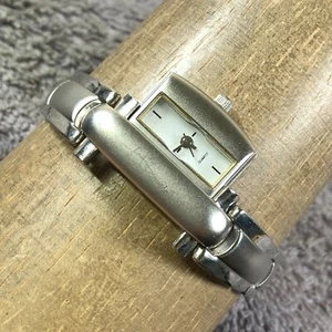 Vintage Unbranded Women Fashion Hidden Silver Tone Quartz 21mm Watch 7 1/4" - Picture 1 of 16