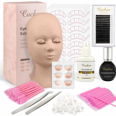 Cuckoo Eyelash Extension Kit,Cuckoo Upgraded Lash Extension Practice Kit,Lash Ex - Image 1 of 3