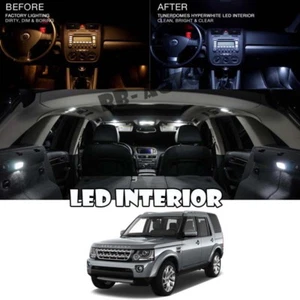 For 09-16 Land Rover LR4 Discovery Interior LED Xenon Light Bulb 5050 Kit 18pc - Picture 1 of 1