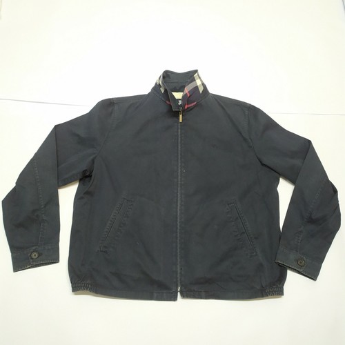 Giacca Burberry vintage London uomo blu scuro taglia 9 gilet vintage Burberrys