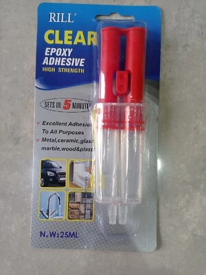 COLLA AB EPOSSIDICA BICOMPONENTE adesivo instantaneo RESINA attaccatutto 5minuti - Immagine 1 di 4