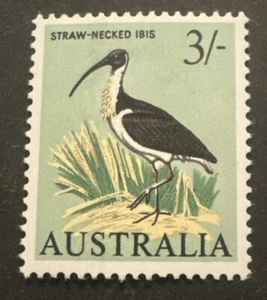 1964-65 Pre-Decimal Native Birds 3/ Multicolored Ibis MUH No WMK - Picture 1 of 2