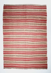Kilim turco tejido a mano único decorativo vintage - Kilim de área auténtico - Imagen 1 de 13
