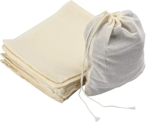 Baumwolltasche Klein Mit Tunnelzug, Wiederverwendbare Gemüsebeutel, Teabag Für H - Bild 1 von 12