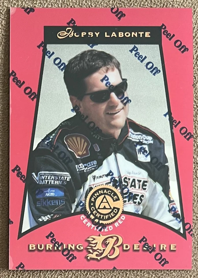 1997 Pinnacle Certified Red Burning Desire Bobby Labonte #97 NASCAR Racing - Image 1 of 2