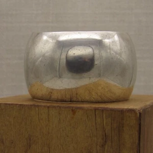 Breite Sterling Silber Manschette von Tucson Künstler Alberto Contreras - Bild 1 von 4