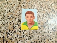 GARRINCHA N.135 SICKER PUBLISHER FOOTBALL CUP RIMET 1966 ORIGINAL NEW MINT PERFECT