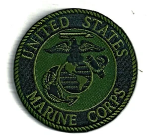 CUERPO DE MARINES DE ESTADOS UNIDOS - LICENCIADO - LOGOTIPO - SOMETIDO - HIERRO O COSTURA EN PARCHE - Imagen 1 de 1