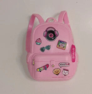 Barbie Dreamhouse Adventure Doll Pink Backpack Bag Mattel Travel Vacation - Picture 1 of 4