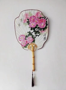 Double-sided hand fan Party Wedding chinese style fashion crafts - Picture 1 of 6