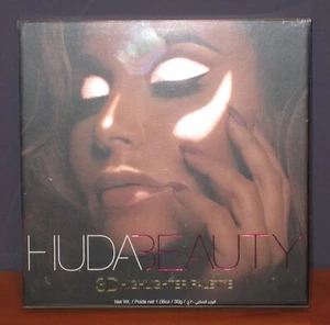Huda Beauty 3D Highlighter Palette Golden Sands Edition 4 Shades $45 NIB - Picture 1 of 1