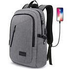 Laptop Backpack for Travel, Anti-theft Business Work Daypack USB Charging Port