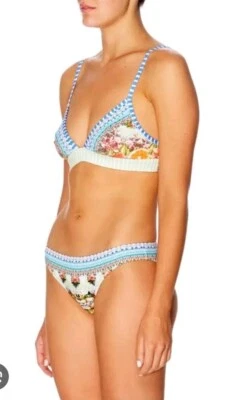 Camilla Franks Samba Salada Copa Suave Sujetador Calzoncillo Conjunto Talla 2 12 Mediano $4 EXPRESS Foto 1 de 4