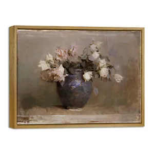 Framed Canvas Wall Art Roses 1890 by Abbott Handerson Thayer Reproductions Art - Picture 1 of 7