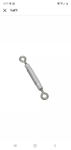National N422-573 3/16x5-1/2" Auge & Auge Spannschloss Edelstahl Aluminiumgehäuse - Bild 1 von 1