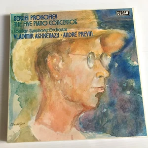 Prokofiev The 5 Piano Concertos Ashkenazy - Previn Decca Box SET 15 BB 218-22 - Picture 1 of 10