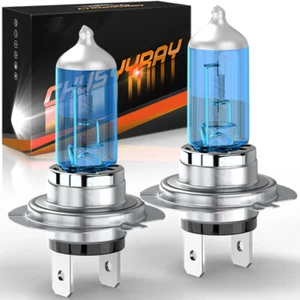 For HYUNDAI Santa Fe 2007-2019 Bright White H7 High Beam Halogen Headlight Bulbs - Picture 1 of 11