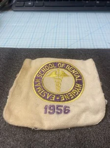 USED Vintage 1956 EASTMAN SCHOOL OF DENTAL HYGIENE Jacket / Sweater Pocket. NICE - Picture 1 of 11