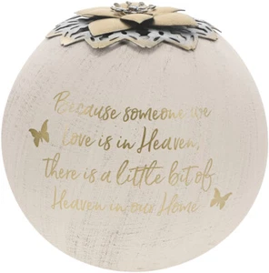 Pavilion 99071 Round 5" Because Someone We Love, Little Heaven Tea light Holder - Picture 1 of 1