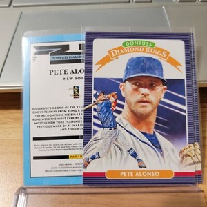 2020 Donruss Diamond Kings Pete Alonso card #7